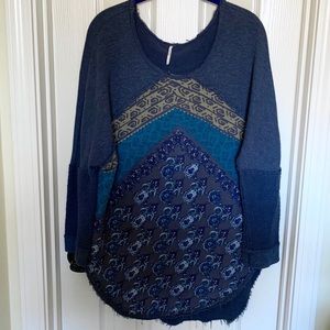 Free People Patterned Sweater